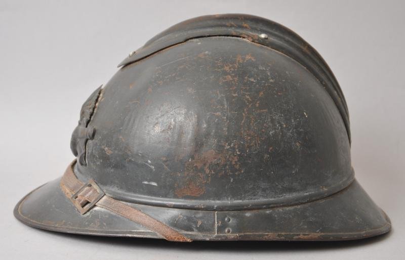 WW1 French Artillery M15 Adrian Helmet — image 5