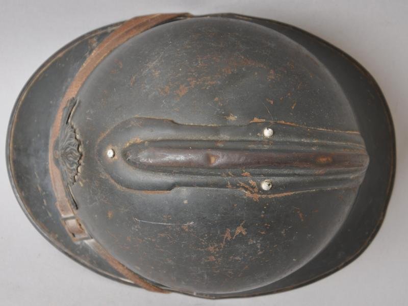WW1 French Artillery M15 Adrian Helmet — image 6