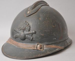 WW1 French Artillery M15 Adrian Helmet
