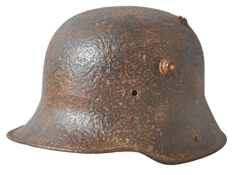 WW1 German Relic Battle Damaged Helmet — image 2