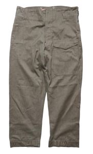 WW2 British '37 Pattern Denim Battledress Trousers