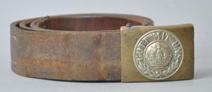 WW1 German Belt & Buckle Of Prussia