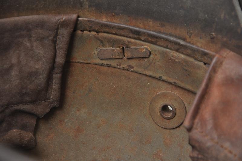 WW1 German Battle Damaged Camouflage M17 Helmet — image 12