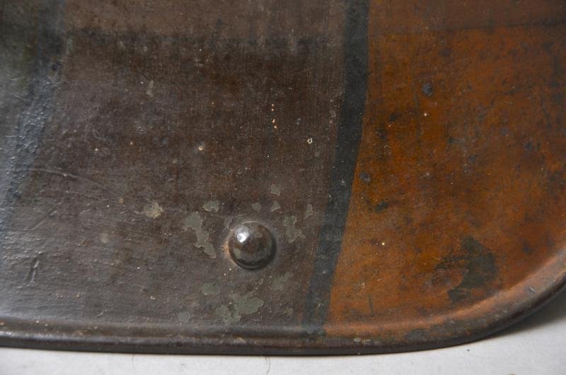 WW1 German Battle Damaged Camouflage M17 Helmet — image 4