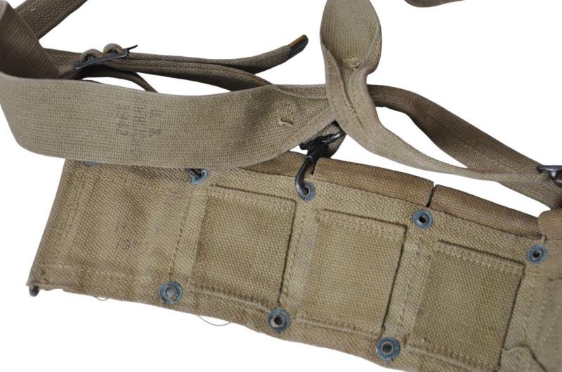 WW2 US Garand Belt & Suspenders Set 1942/43 — image 4