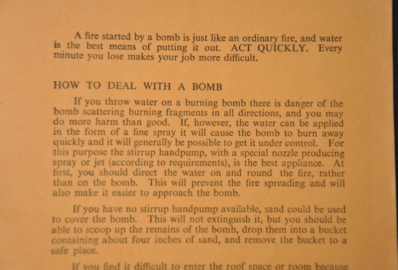Fire Precautions In War Time - August 1939 — image 2