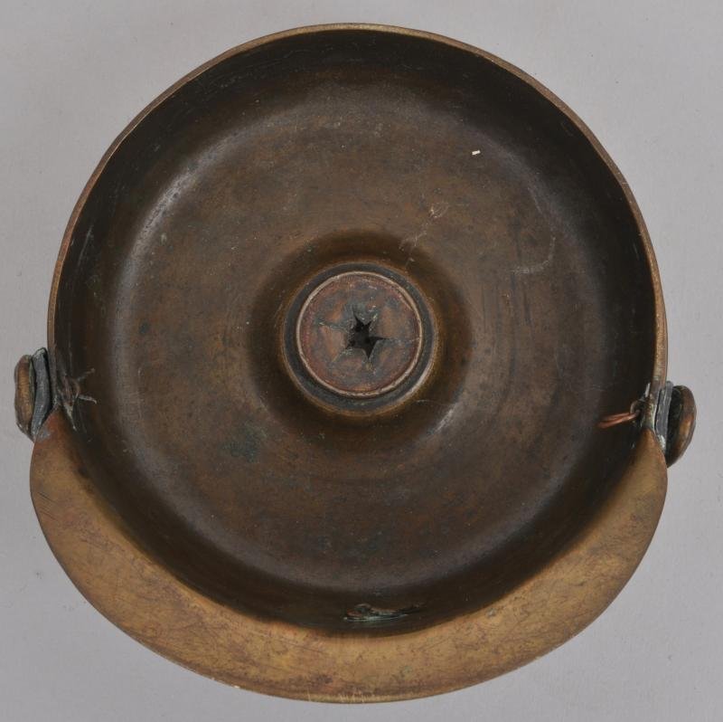 WW1 British 4.5 Howitzer Shellcase Trenchart Cap 1916 — image 8