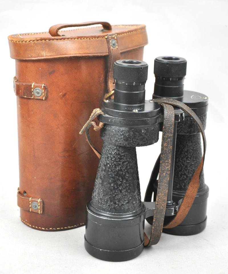 WW2 British 7X50 Binoculars & Case 1940 — image 3
