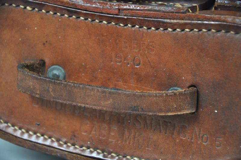 WW2 British 7X50 Binoculars & Case 1940 — image 6