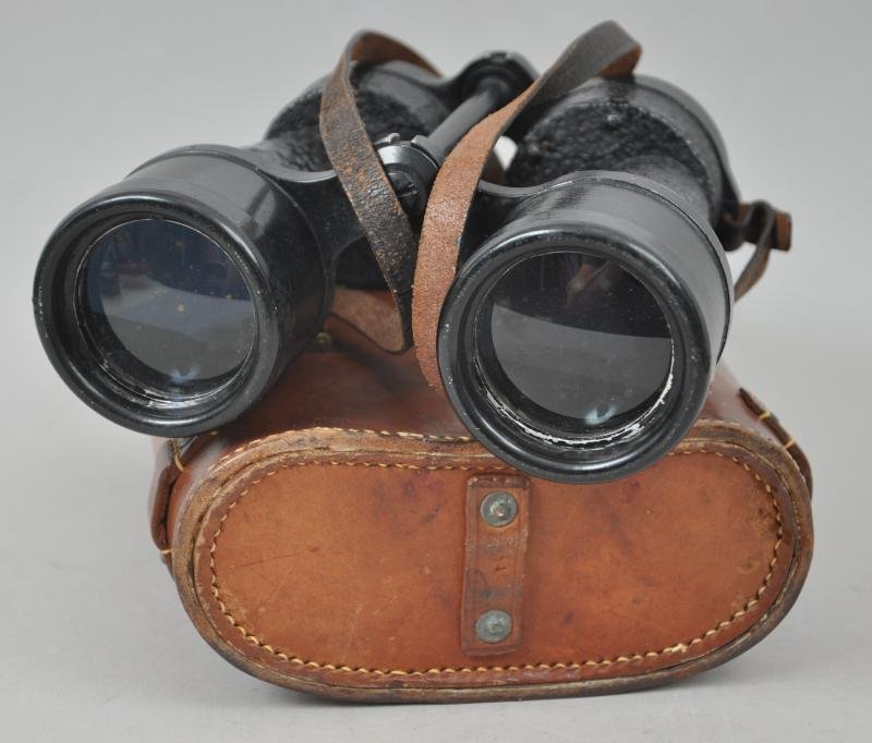 WW2 British 7X50 Binoculars & Case 1940 — image 8