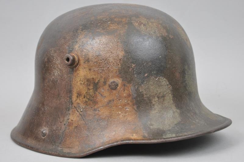 WW1 German M17 Splotch Camouflage Helmet — image 3