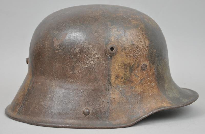 WW1 German M17 Splotch Camouflage Helmet — image 4