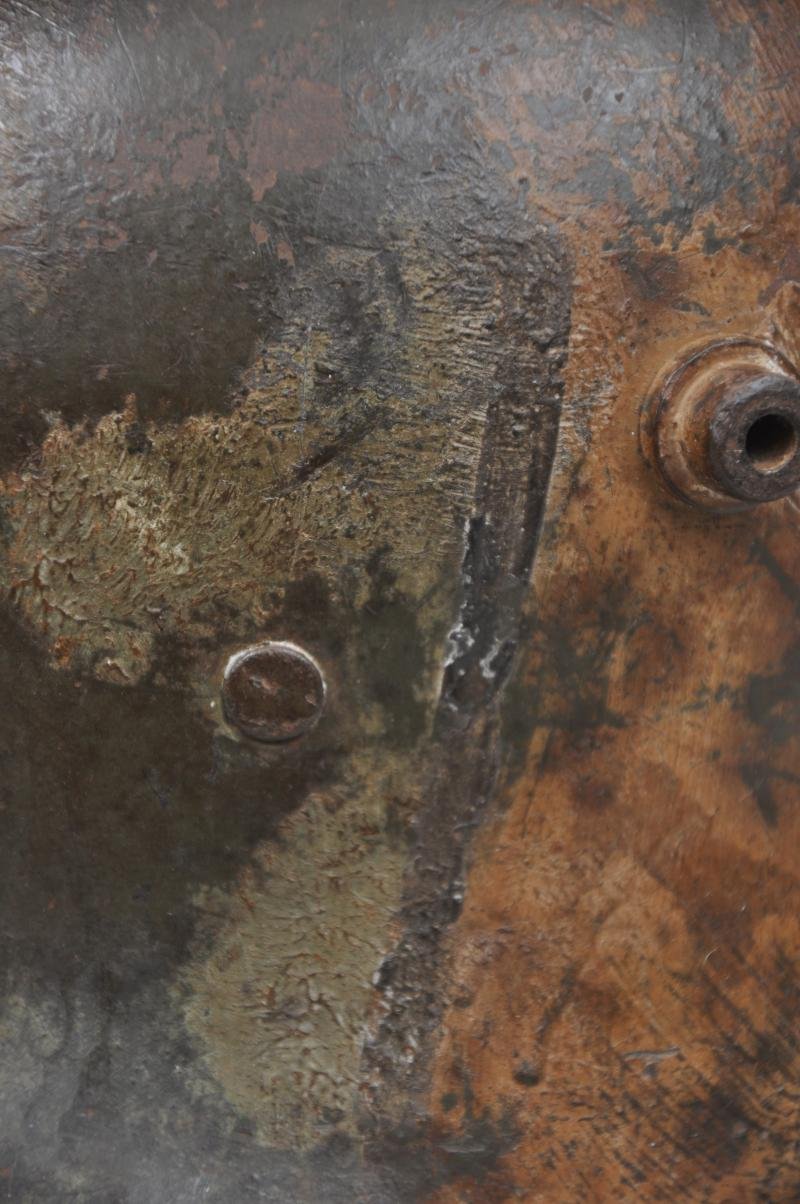 WW1 German M17 Splotch Camouflage Helmet — image 6