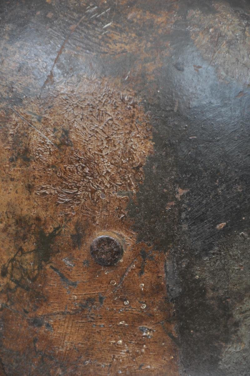 WW1 German M17 Splotch Camouflage Helmet — image 7