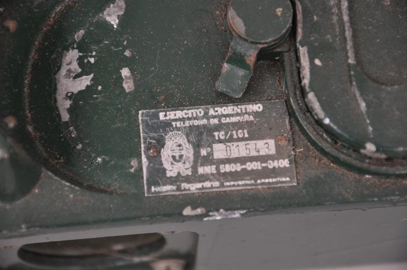 1982 Falklands War Argentinian Hand Held Field Phone — image 2