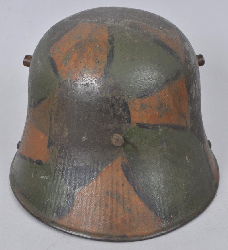 WW1 German M16 Camouflage Helmet — image 11