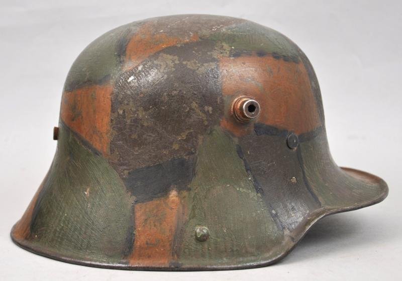 WW1 German M16 Camouflage Helmet — image 4