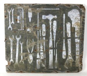 WW2 German Bunker Position Tool Board