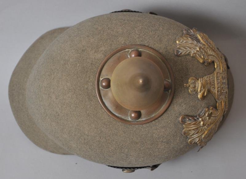 WW1 German Ersatz Felt Pickelhaube Of Prussia — image 4