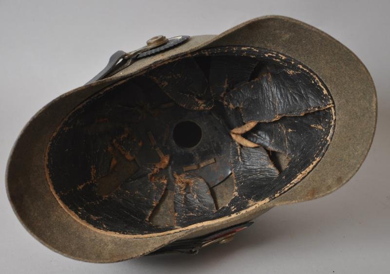 WW1 German Ersatz Felt Pickelhaube Of Prussia — image 5