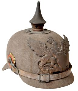 WW1 German 'Baden' Ersatz Pickelhaube