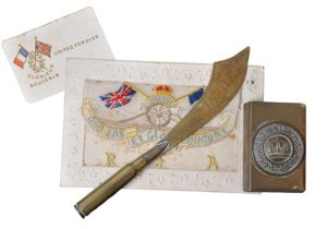 WW1 Souvenir Grouping