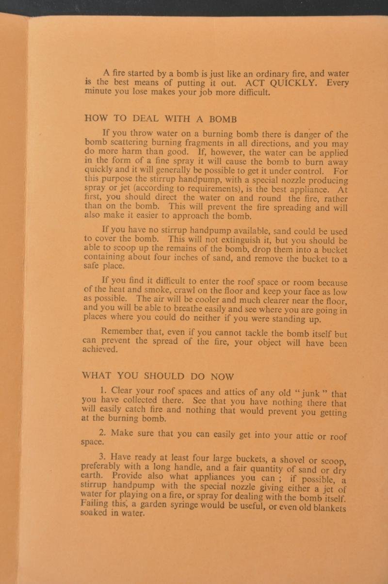 Fire Precautions In War Time - August 1939 — image 2