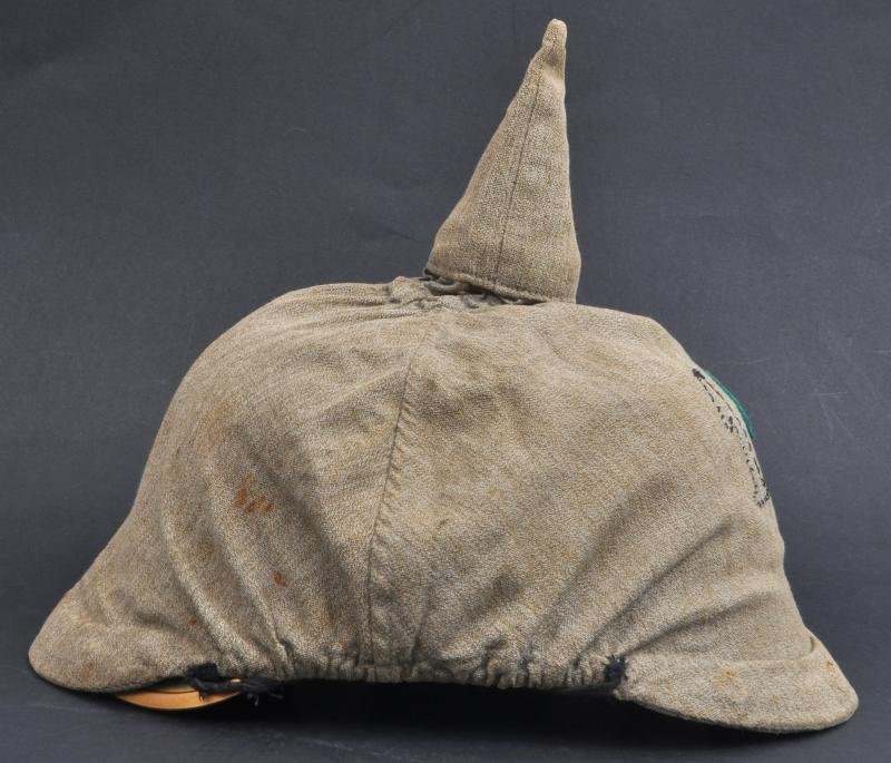 WW1 German 10th Inf. Regt Private Purchase Pickelhaube Cover — image 3