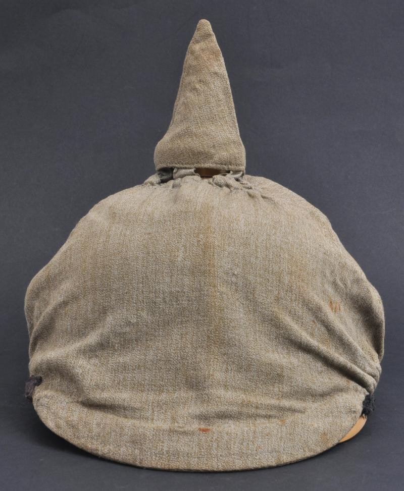 WW1 German 10th Inf. Regt Private Purchase Pickelhaube Cover — image 4