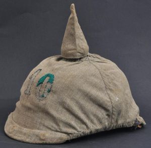 WW1 German 10th Inf. Regt Private Purchase Pickelhaube Cover