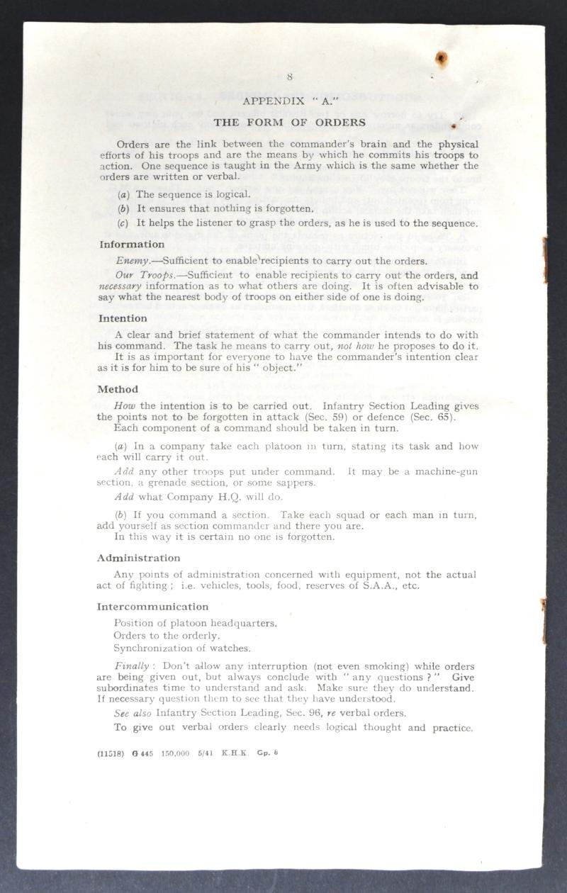WW2 British Home Guard Instruction No.30 - Collective Training 1941 — image 2