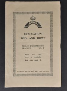 WW2 British Civil Defence Pamphlet No.3 - Evacuation Why & …