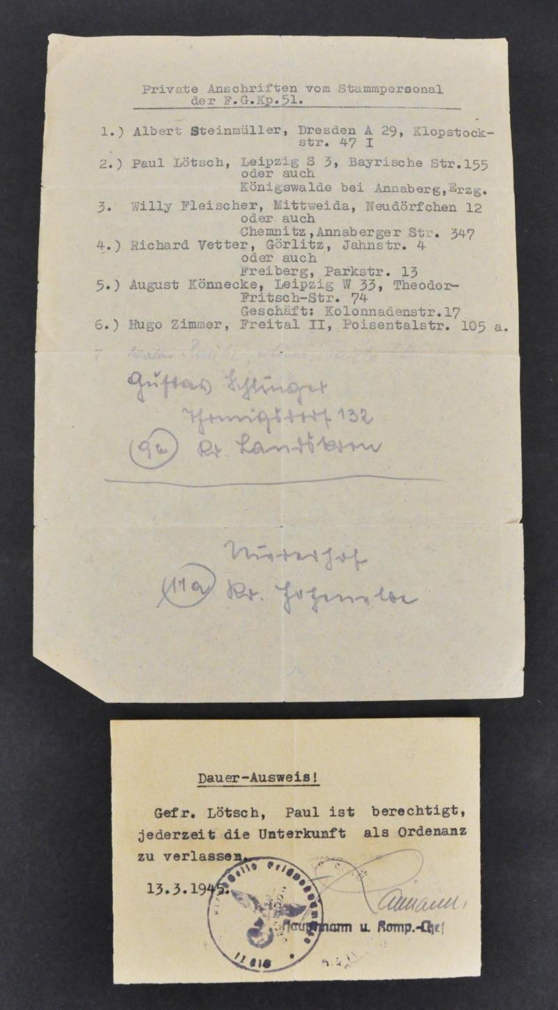 WW2 German Army Soldbuch 1944 - Machine Gun Battln , Fortress Unit 72 — image 12