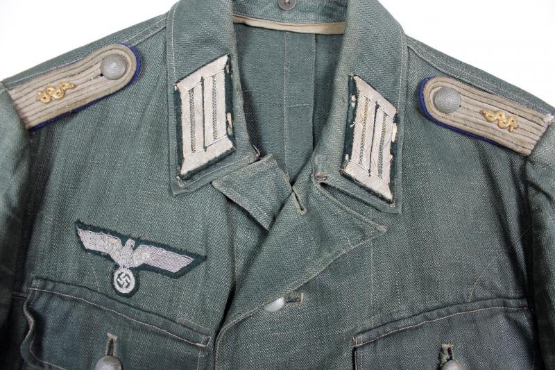 WW2 German Medical Officers HBT Tunic — image 2
