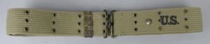 Reproduction WW2 US Tan Pistol Belt 1942