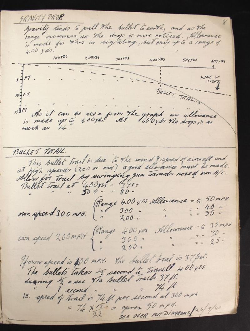 Battle of Britain Period Air Gunners Course Notes - September 1940 — image 3