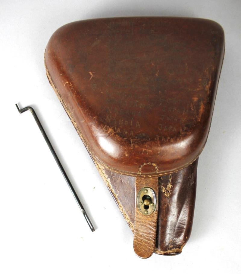 WW2 Japanese Nambu Pistol Holster With Place Names — image 7