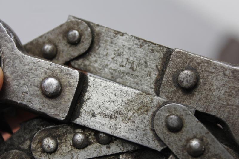 WW1 British Folding Saw In Leather Case 1915 Dated — image 6