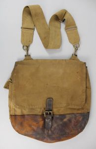 WW1 British Made Officers Musette Bag For American Forces 1918