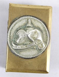 WW1 German 'Pickelhaube' Matchbox Cover