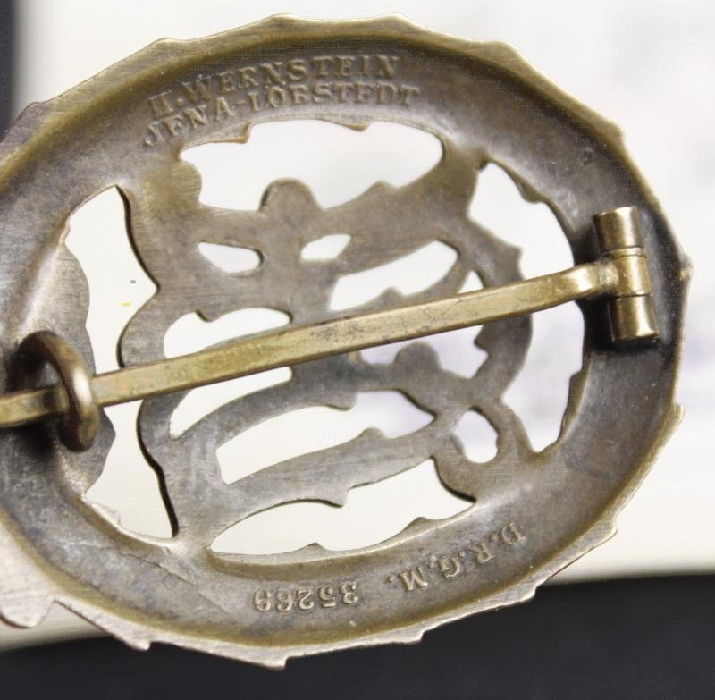 WW2 German DRL Sports Badge & Award Document — image 3