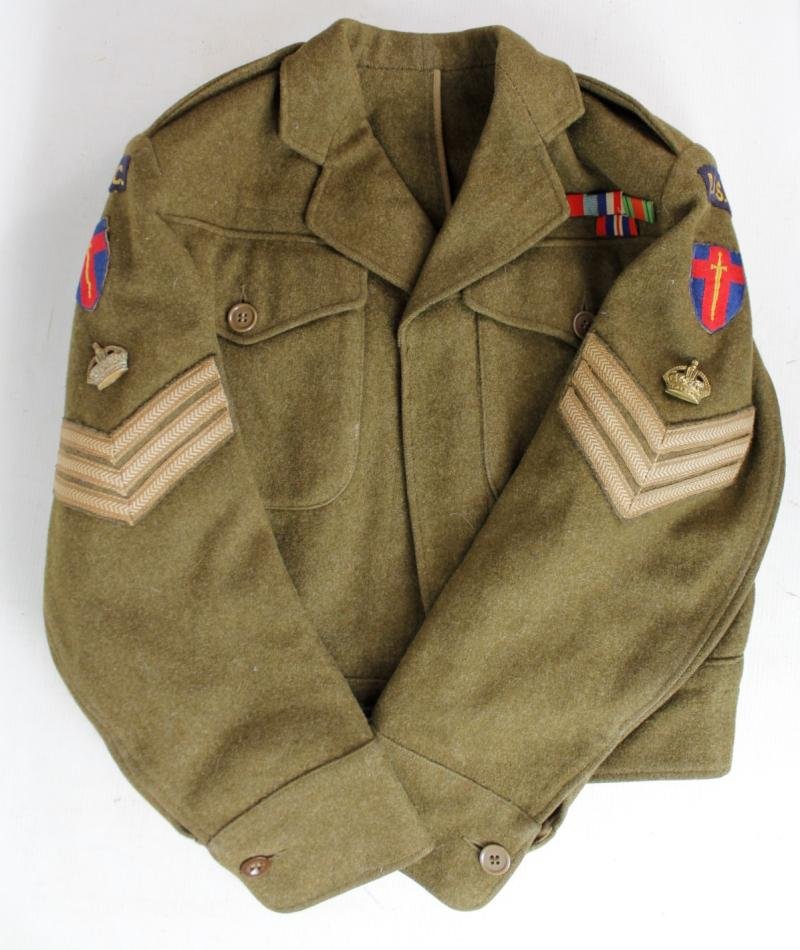 WW2 British RASC 21st Army Group Battledress Blouse 1943 — image 2