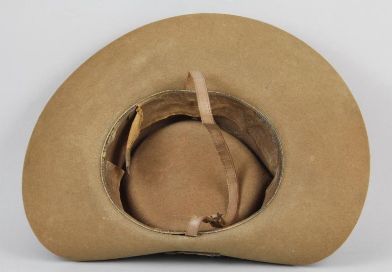 WW2 British Jungle Slouch Hat 1942 - Royal Artillery 36th Division — image 7