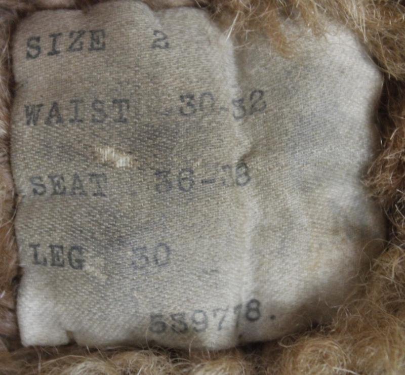 WW2 British RAF Irvine Trousers — image 6