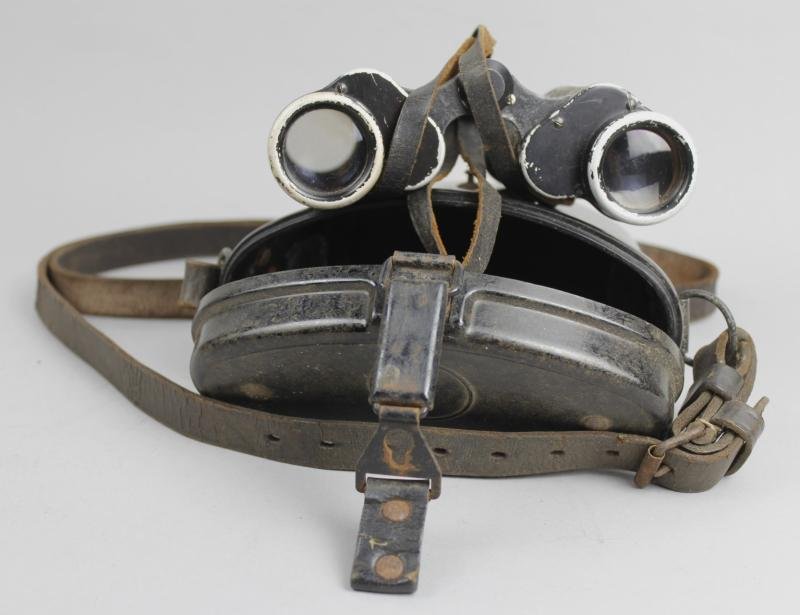 WW2 German Dienstglas & Bakelite Case With Shoulder Strap - 1940 Dated — image 11