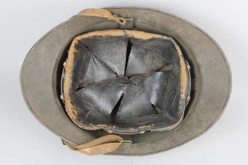 WW2 French Colonial Infantry Troops Adrian Helmet — image 5