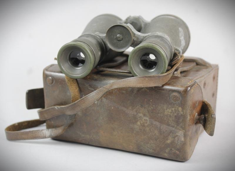 WW1 German Fernglas '08 With Carrying Case — image 5