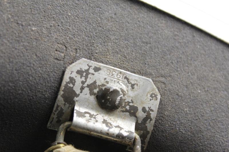 WW2 British Blast Damaged MkII Helmet — image 8