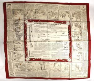 WW1 French 150th Inf Reg 'Mouchoirs D'Instruction Militaire' No.9 ( …