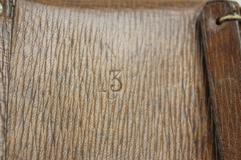 WW2 British 39 Pattern Holster & Cartridge Pouch 1941 — image 3